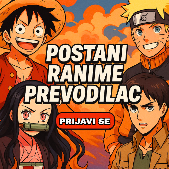 Postani Ranime prevodilac - Prijavi se